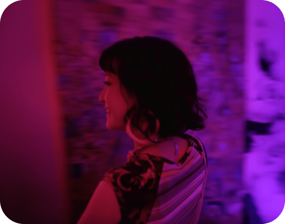 woman at a party